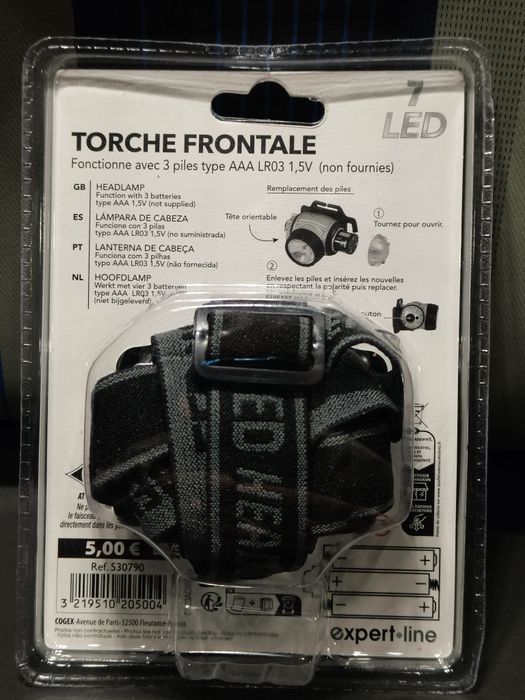 Lanterna cu 7 Led-uri.