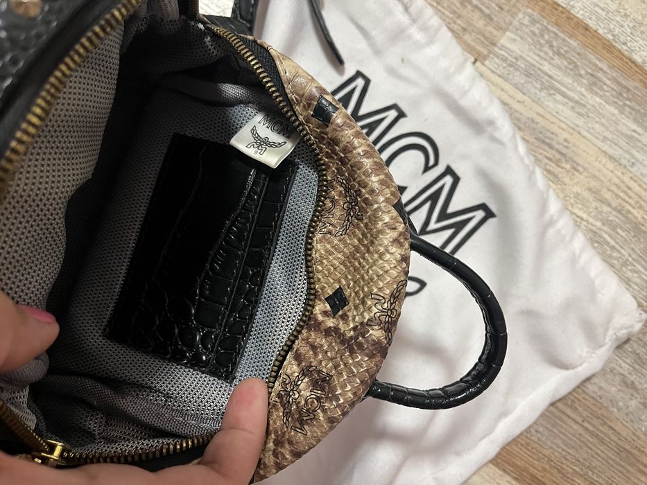 Чанта оригинал borbonesse раница mcm