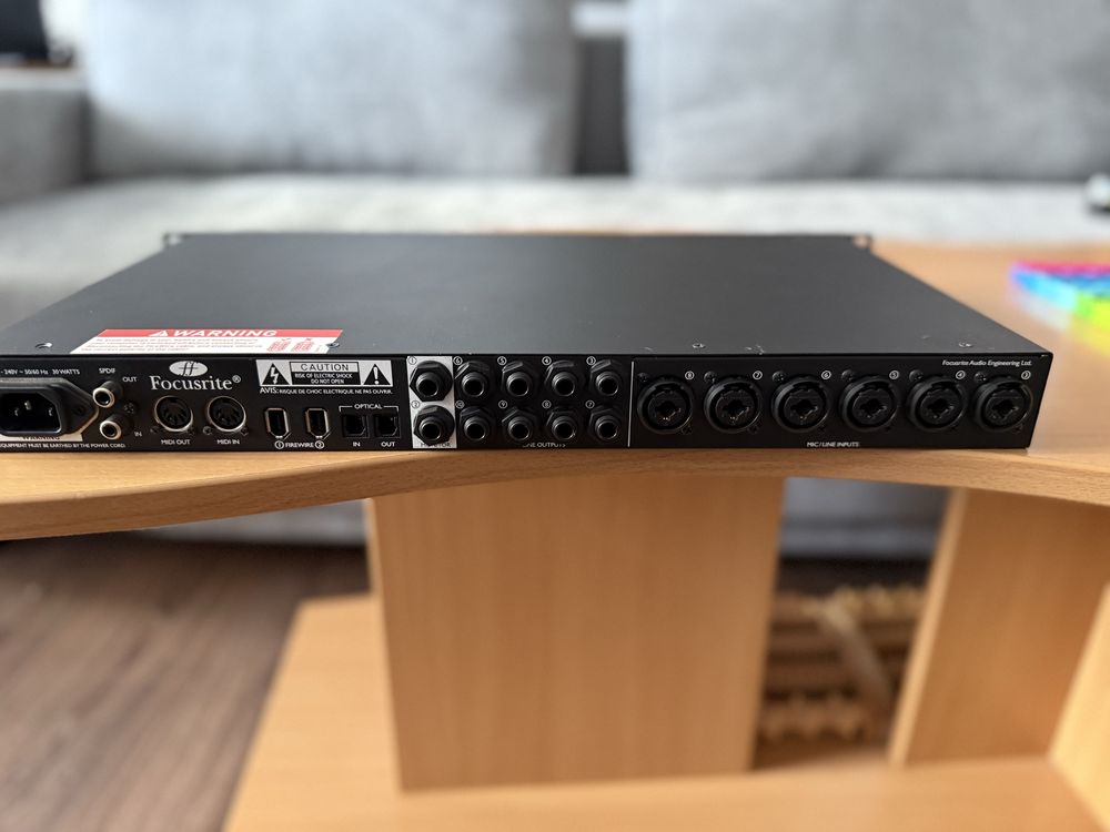 Focusrite Saffire Pro 40 interfața audio