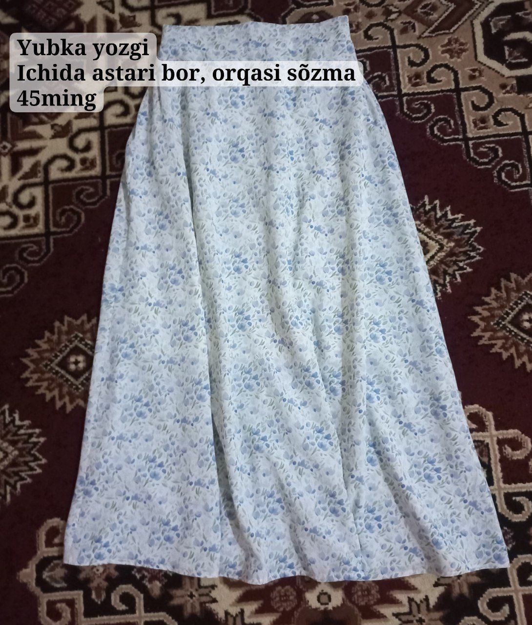 Yozgi trenddagi yubka