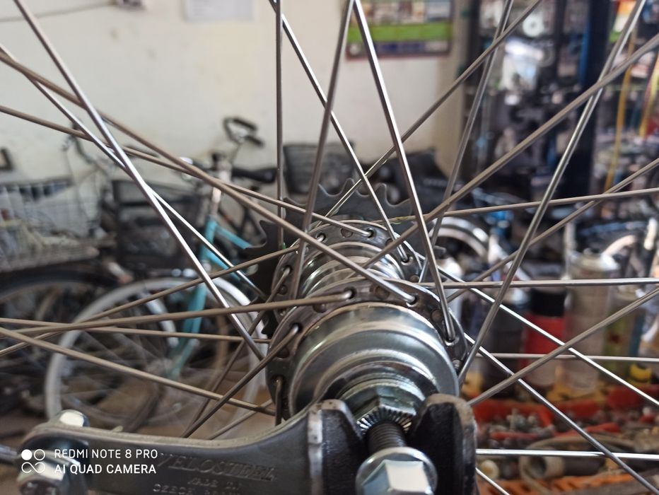 Roata 28 janta dubla butuc single Velosteel Cehia