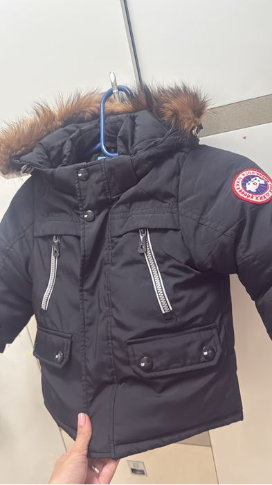 Куртка зимняя на мальчика, ростовка 80см