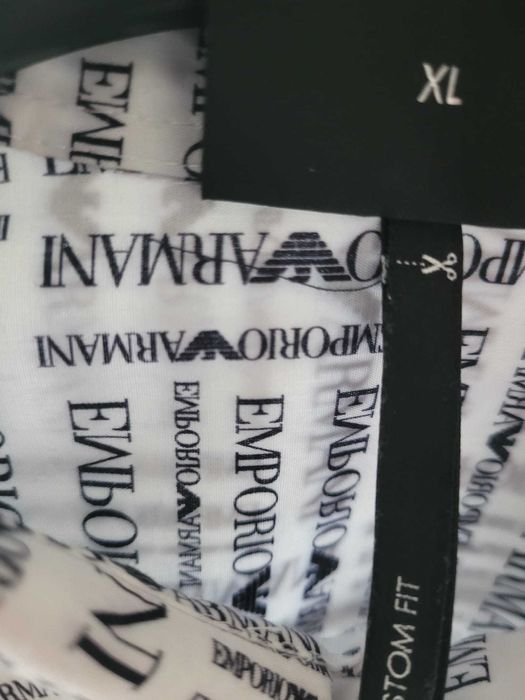 Camasa Emporio Armani 100% bumbac inscriptionata