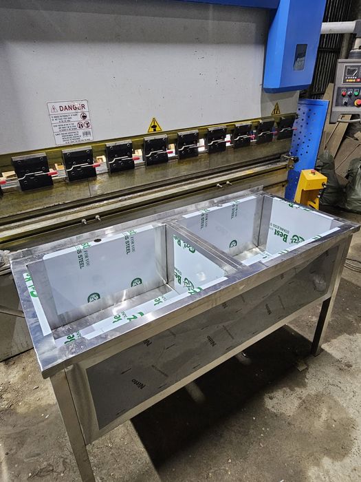 Стол разделочный ванна моечная стеллаж сушилка для посуды