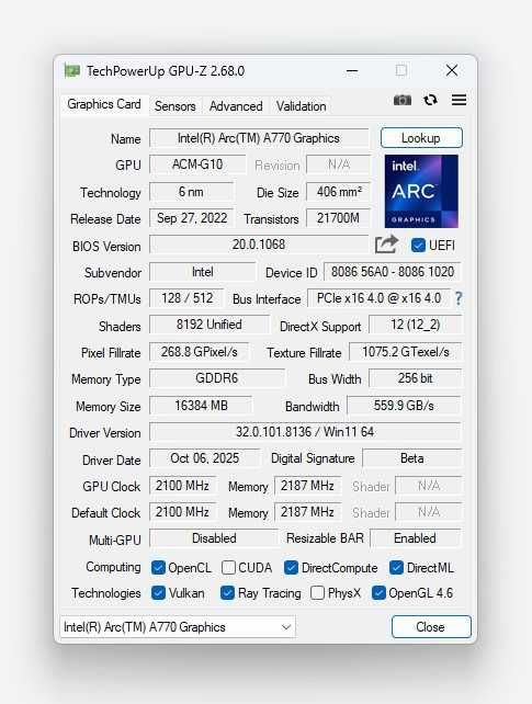 PC Gaming ITX ROG I9 12900KF