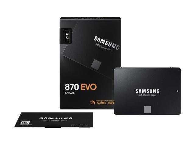 Основная память 256GB/500GB/1TB/2TB /sata/NVMe SAMSUNG SSD