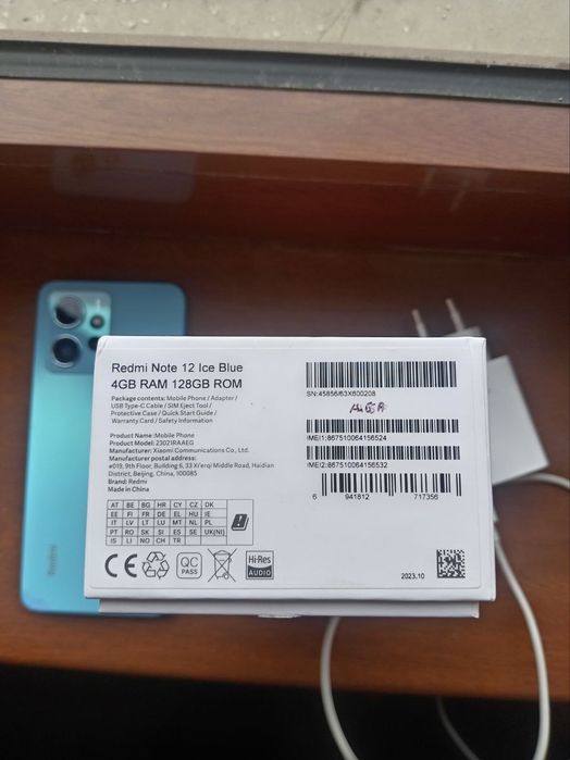 Redmi not 12 6 128 xolati idyal ful kaple
