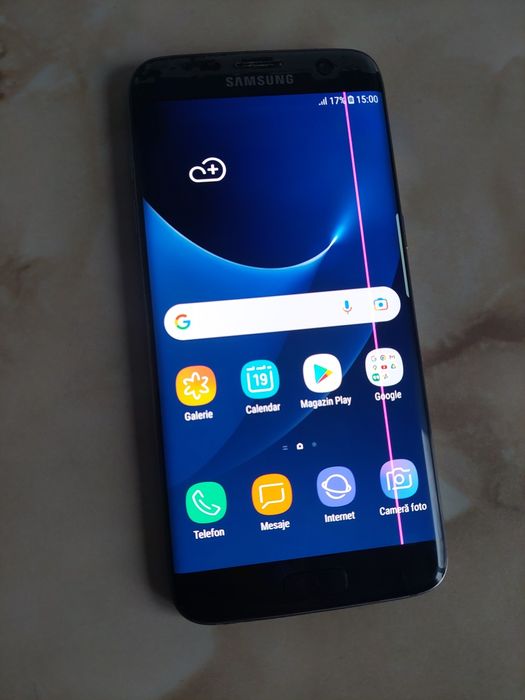 Vând Samsung Galaxy S7 Edge perfect funcțional, cu o dungă /poze reale