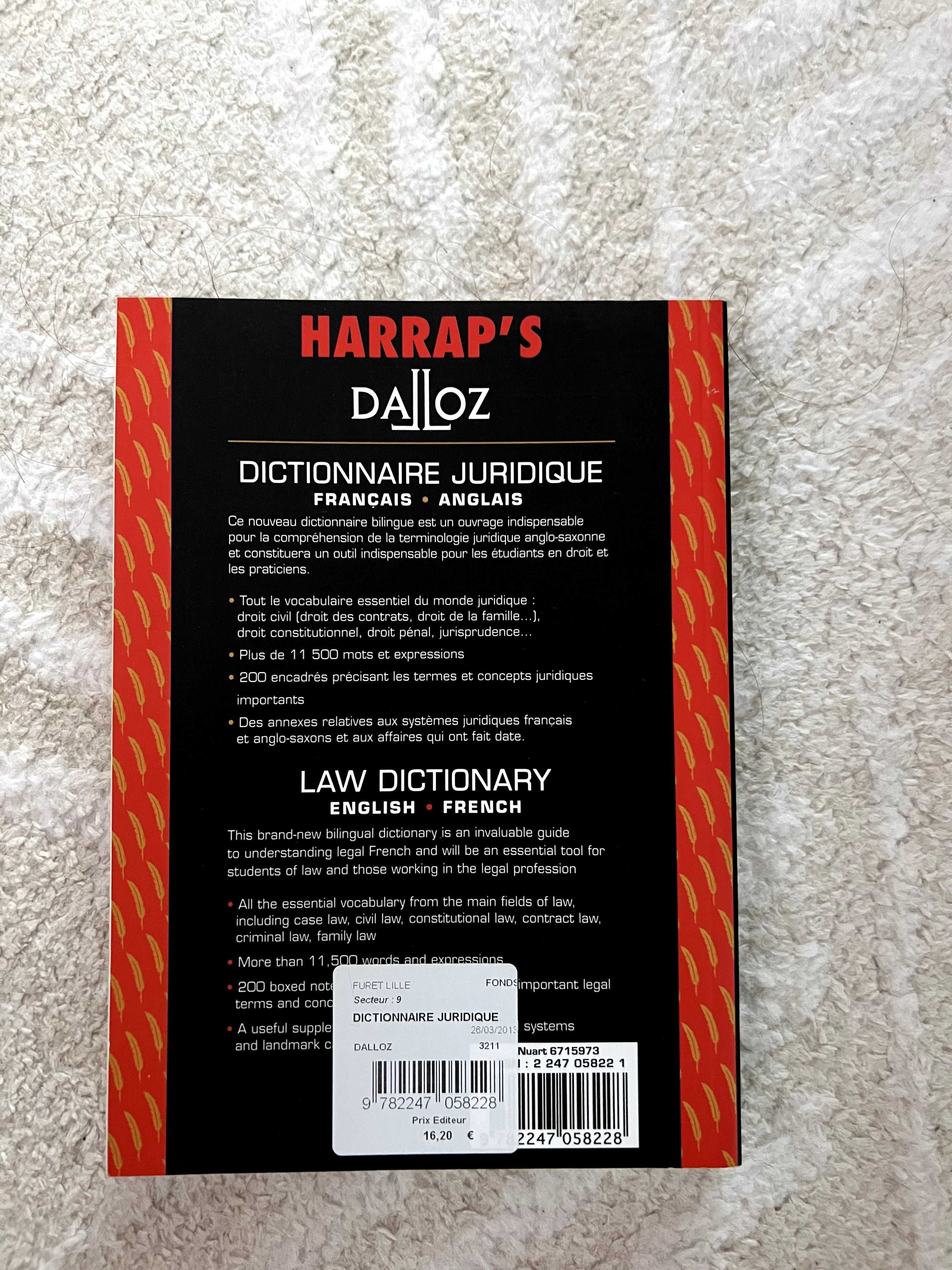 Harrap's Law Dictionary