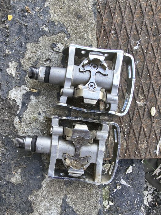 Shimano pedale de bicicletă PD-M324 SPD argintiu