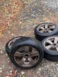 Vând 4 jante 17” BMW Style 122 + 4 anvelope iarna 225/50/R17, 5x120