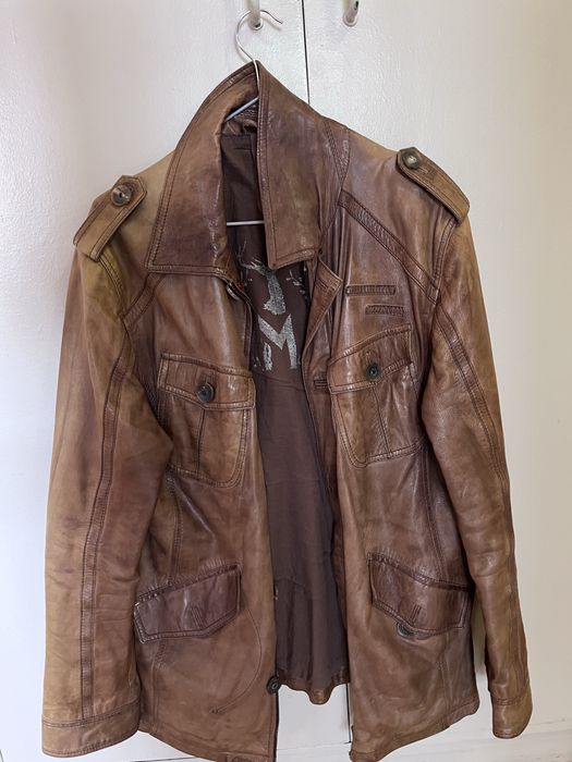 Мъжко Кожено Яке Mauritius - L