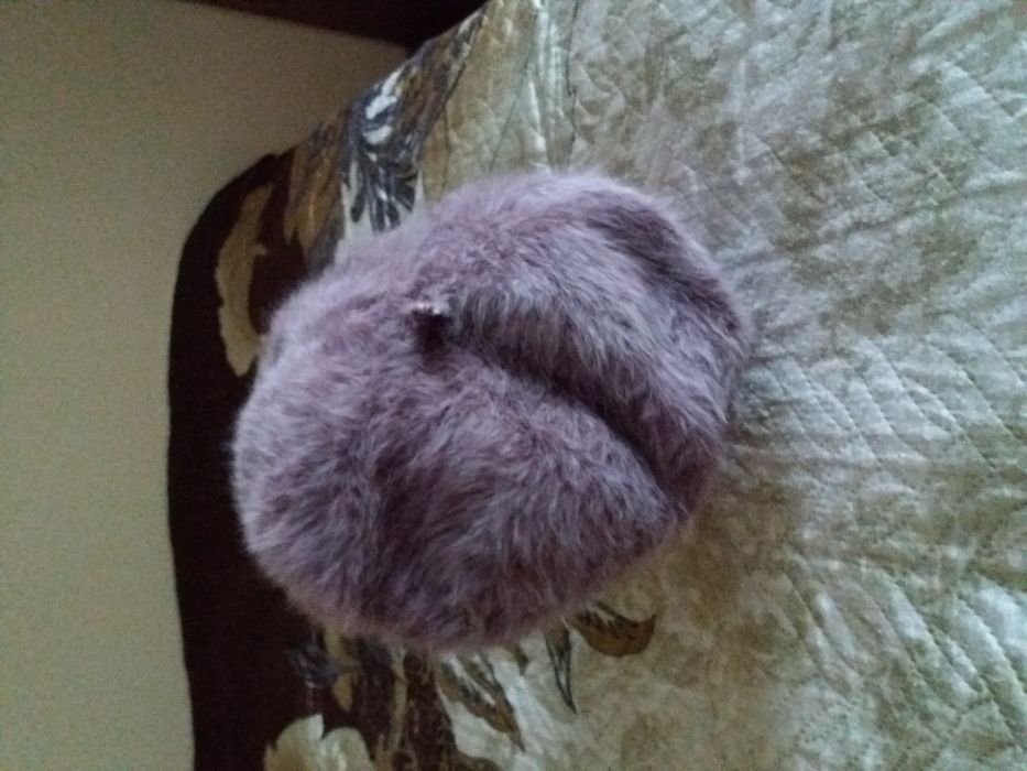 Берет из ангорочки