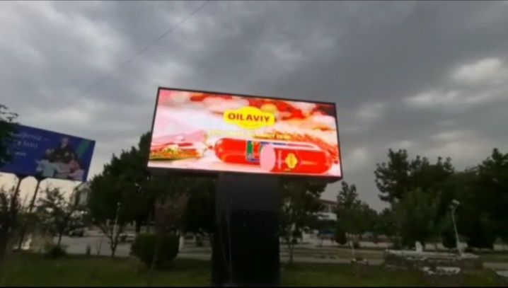 Led ekranlarda reklamalar/ Реклама светодиодный экраннах