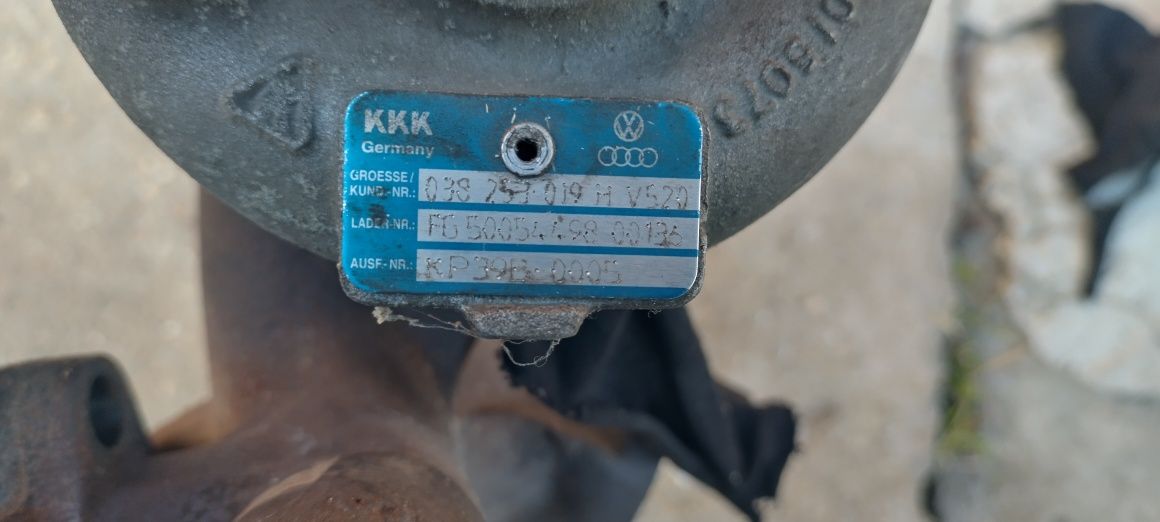 Турбина KKK VAG 1.9tdi 131ps