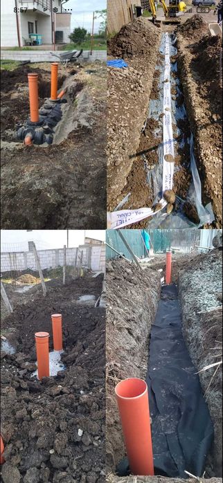 Fose septice cu montaj Vidra . De la 2 000lei.