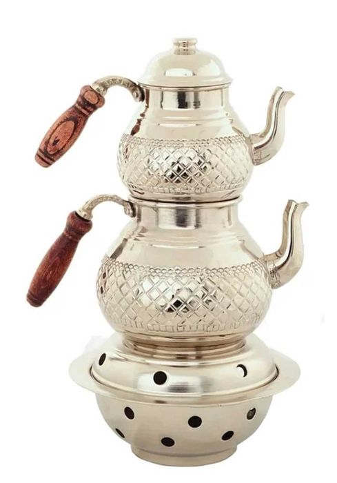 Медный Чайник Для Турецкого Чая - Белая