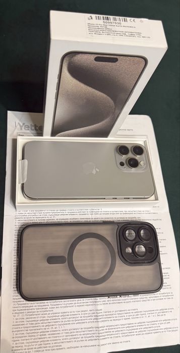 Iphone 15 Pro Max 256GB 5G Natural 36м. ГАРАНЦИЯ ПОДАРЪК