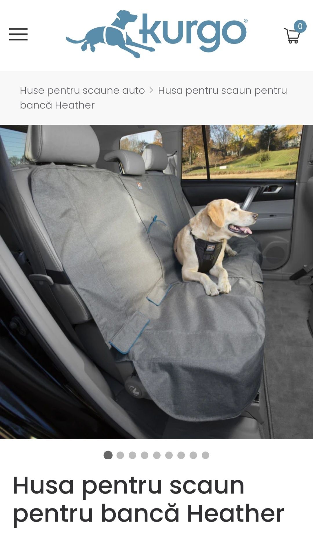 Husa bancheta câini / Protectii uși auto KURGO