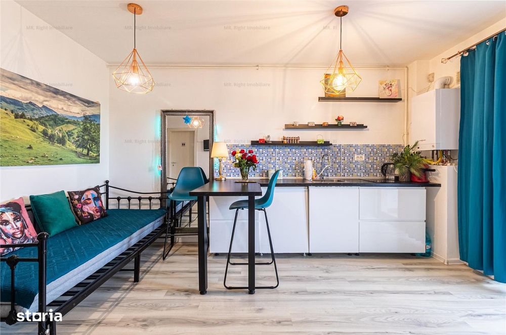 COMISION 0% | Apartament 2 camere tip studio | Parcare privata | 2 box