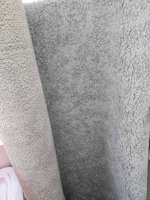 Covor Ikea Stoense gri 2 x 133x195 cm / alb-murdar 80x150 cm