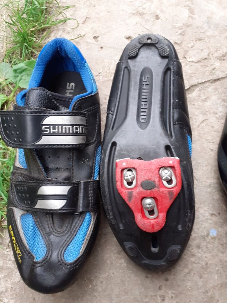 Pantofi ciclism,bărbați/Shimano,MTB/SPD,cu plăcuțe/43/44