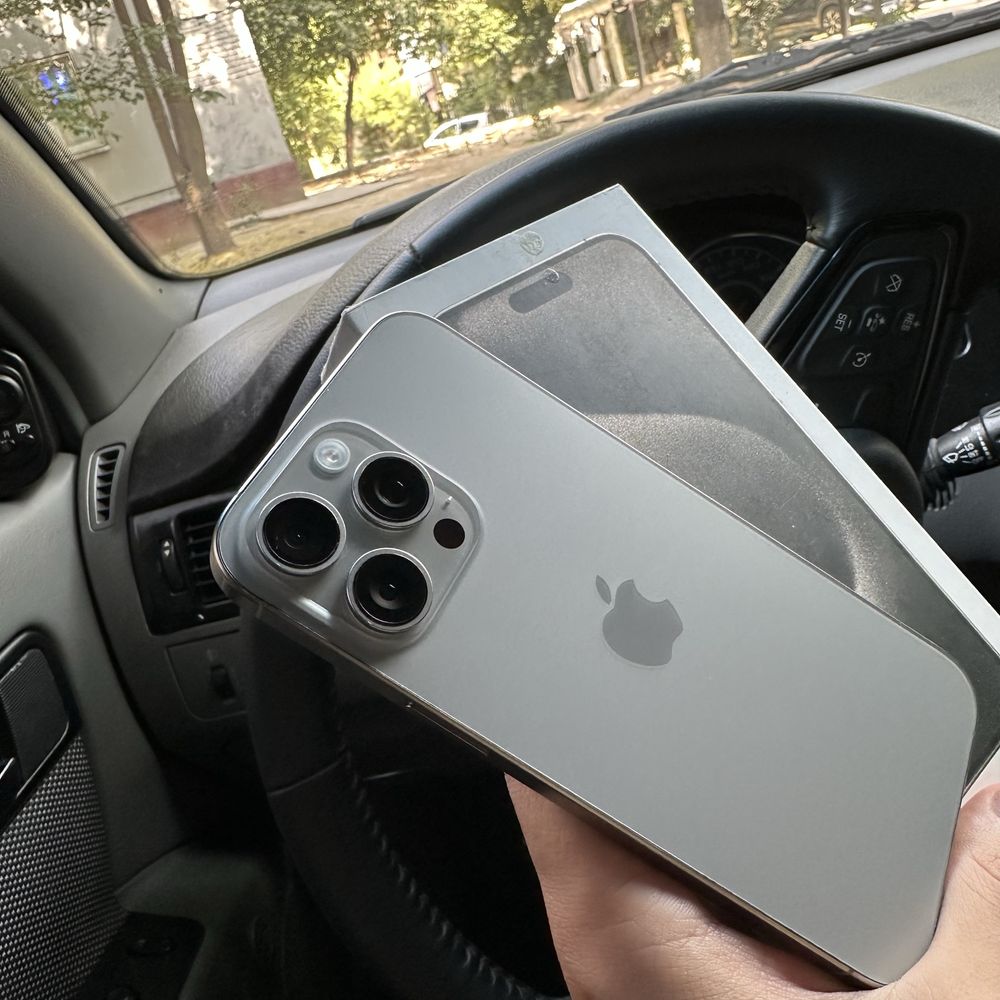 iPhone 15Max Natural 1 Terabayt 100% Radnoy Karobka Dak !!!