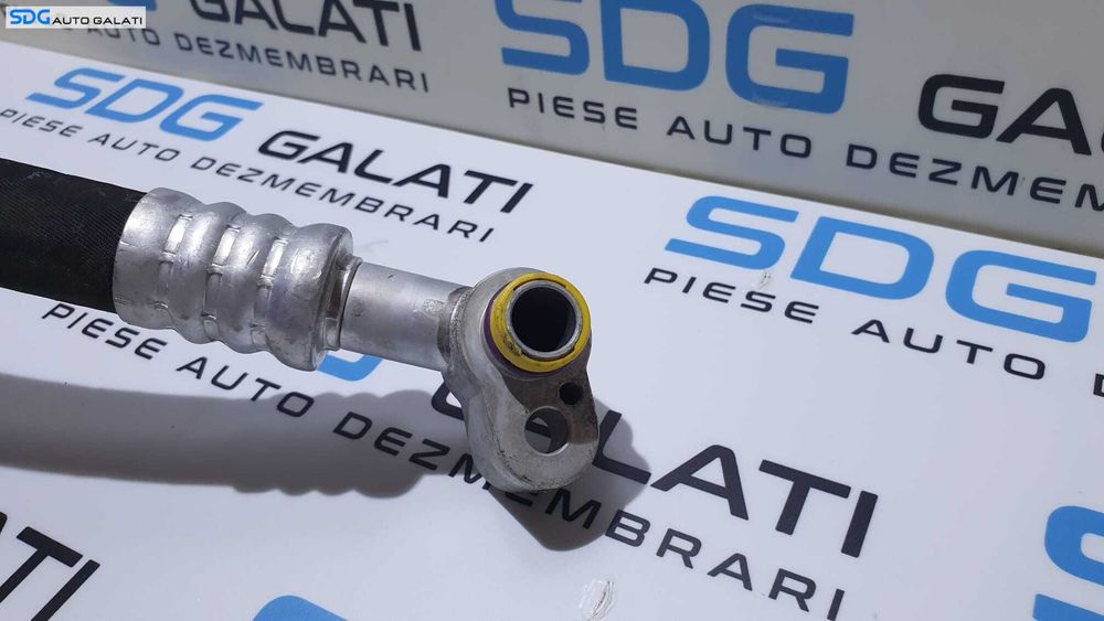 Furtun Conducta Compresor Radiator AC Aer Conditionat Clima Audi Q7 3.0 TDI BUN BUG CASA CASB CATA CCMA 2007 - 2009 Cod 7L6820743F