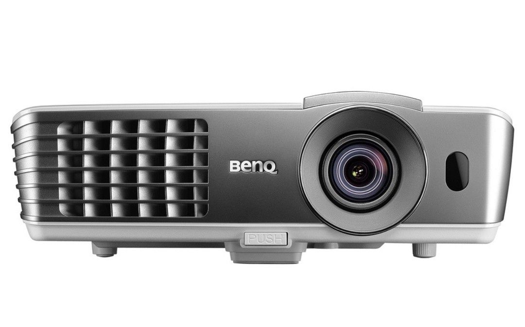 Видеопроектор BenQ W1070+, Full HD, 3D, Бял/Сребрист