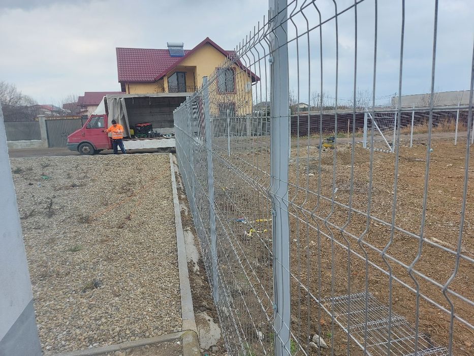 Gard plasa/panou bordurat