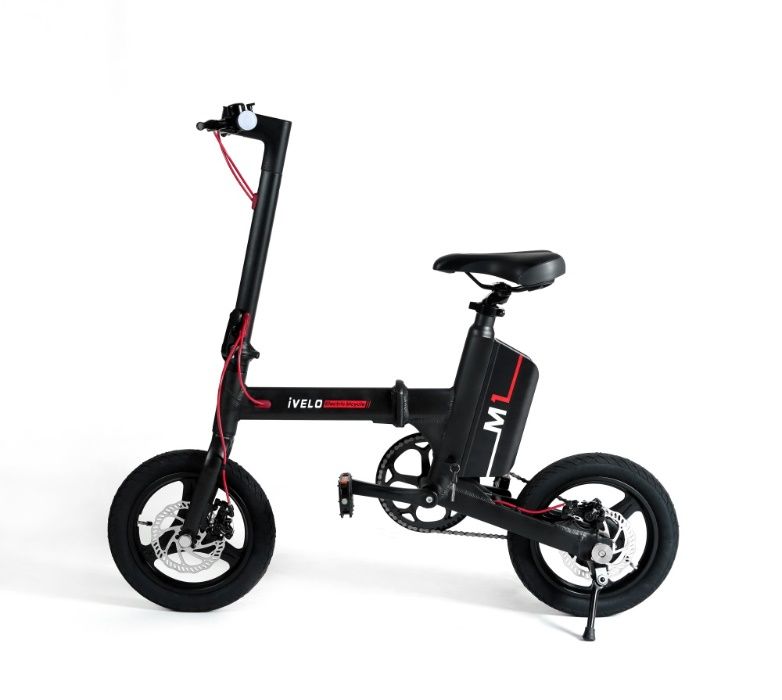 iVELO Bicicleta elec pliabila baterie LG LI-ion 7.8Ah 50km,bluetooth