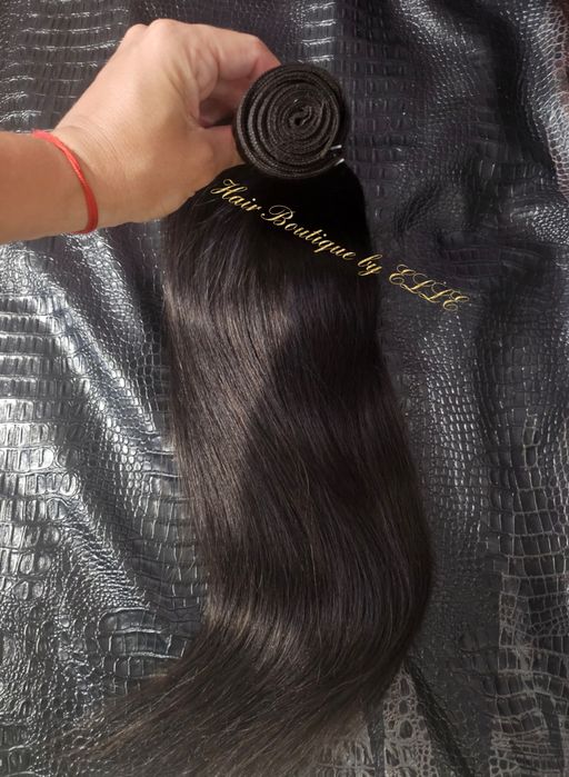 Естествена тъмнокестенява коса