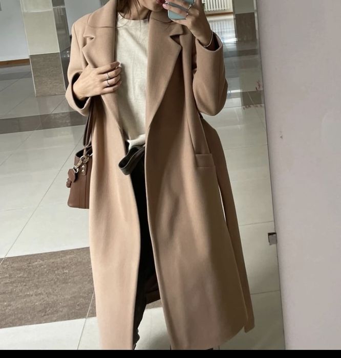 Пальто из натуральной шерсти