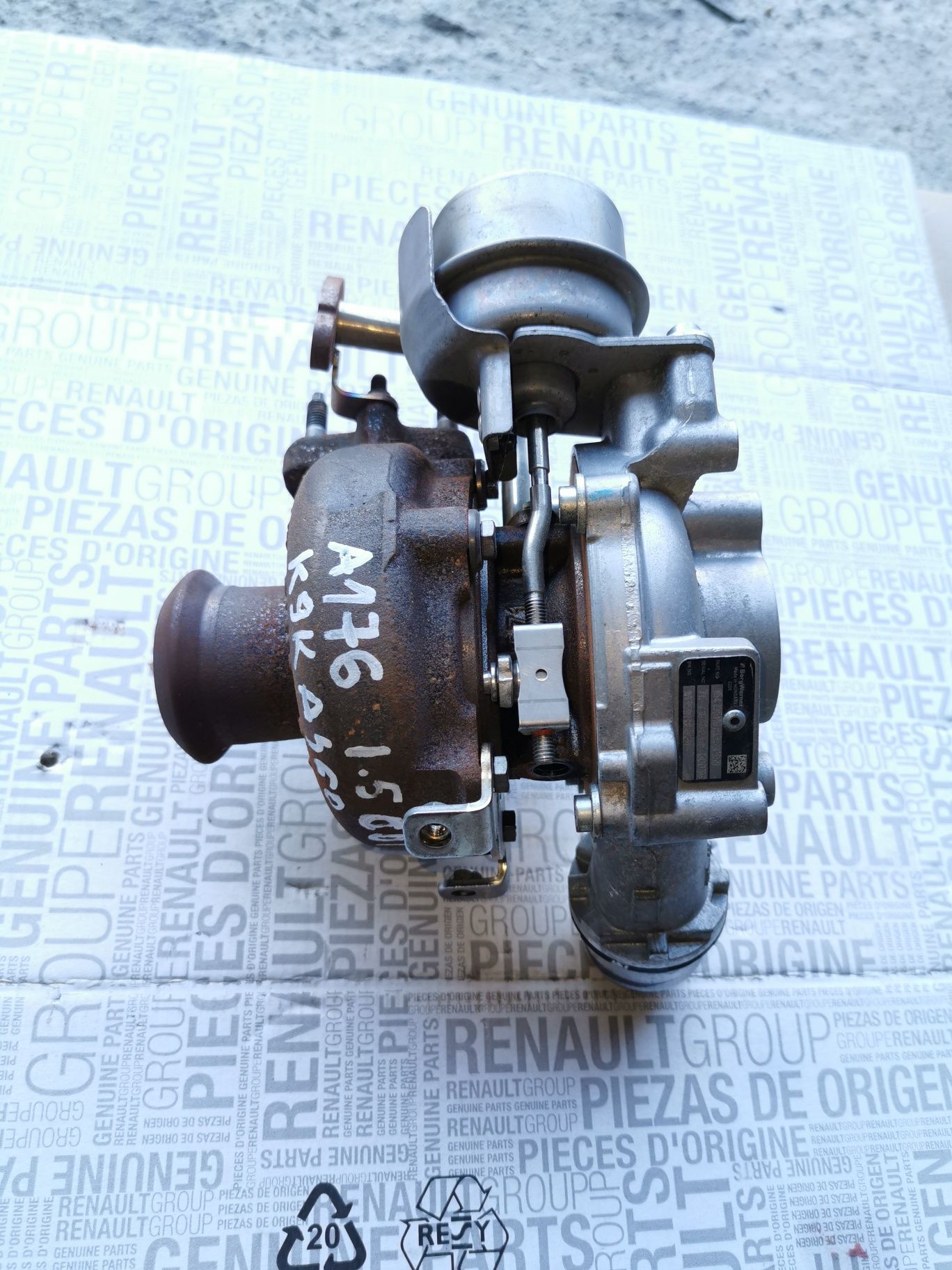 Turbo turbina 1.5 cdi euro 5 Mercedes a class w176 2016 k9kA460