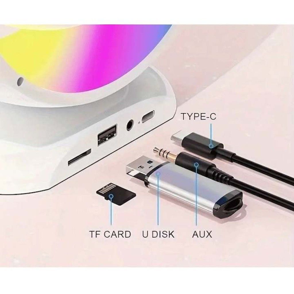 Караоке тонколона RGB LED светлини с включен Микрофон