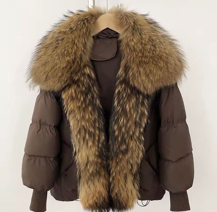 Geaca cu blana naturală