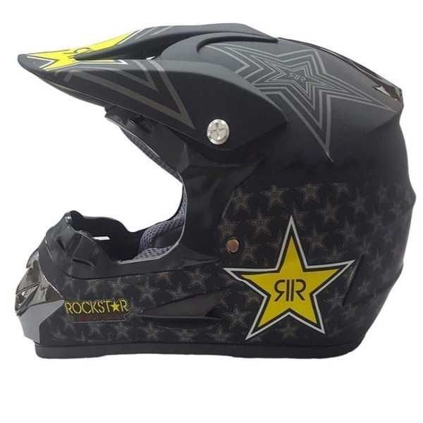 Каска за мотор Automat, Кросова, 0222, S и M размер, Черен