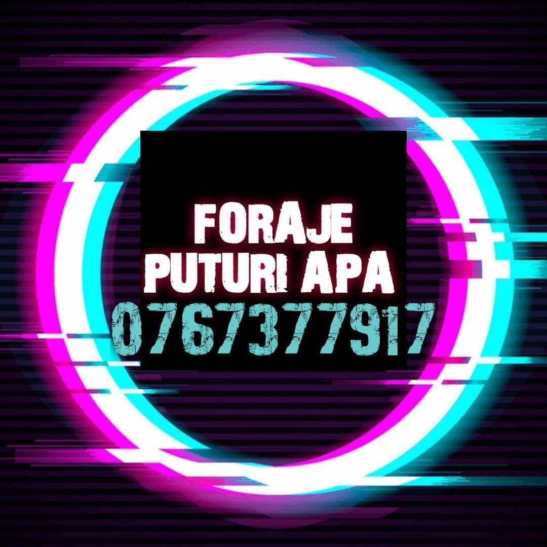 Curățări și adânciri puțuri și famtani