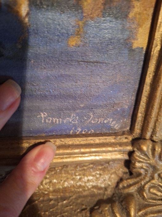 Pictura veche în ulei