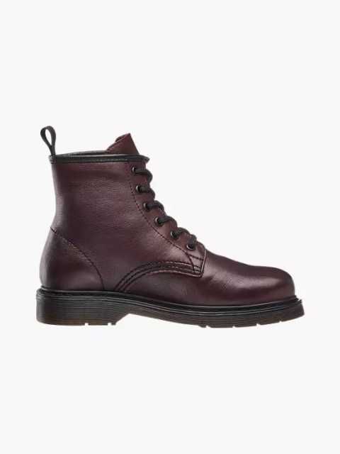 Ghete 5th Avenue, kaki si bordo, piele naturala, mar. 37, 39, 40 si 41