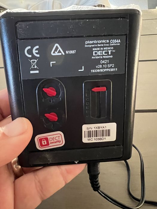 Casca bluetooth Plantronics C054A ,nou !!!