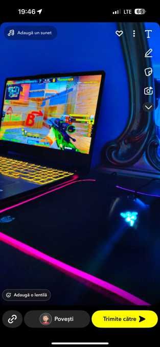 Laptop Asus Tuf Gaming + mouse + casti