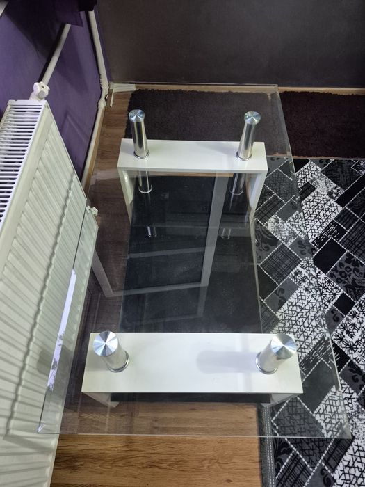 Măsuță sticla cafea