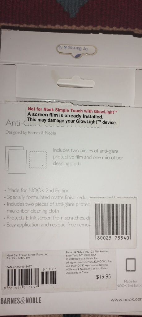 Anti glare screen protector kit