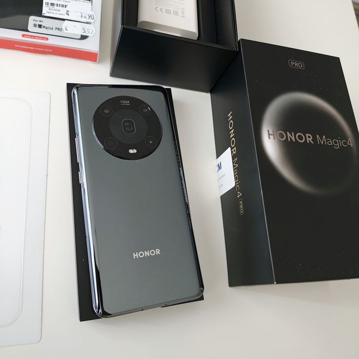 Honor magic 4 pro 256GB , пълен оригинален комплект + подаръци