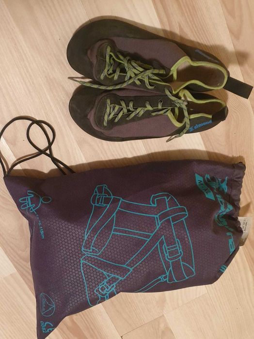 Papuci sport escaladă, cățărare și ham