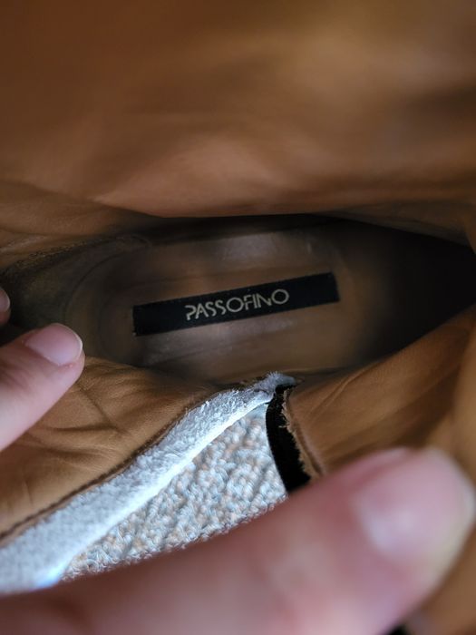 Ghete inalte piele bizonata Passofino 39