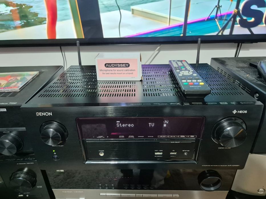Denon Avr X2400H 7.2/4k/Atmos/Bluetooth/Heos/Wifi/Spotify/usb etc.