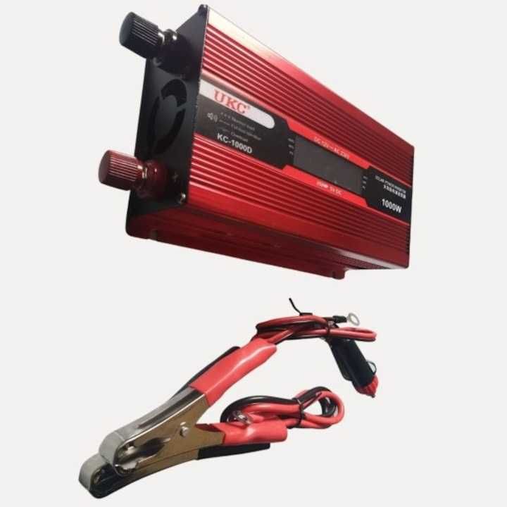 Инвертор с дисплей, 1000W, Червен