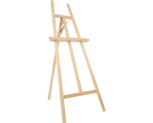 Șevalet pictură/pictat semiprofesional,lemn lăcuit, cameră/atelier NOU